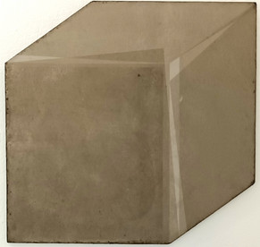 Würfel Nr. 5 (0,5 m3),2017, 3D-Beton, geölt, 67 x 76 cm