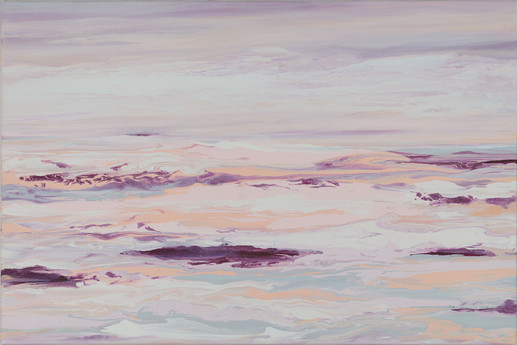 Oscillare II 2020/21 Acryl auf Nessel 70x105 cm